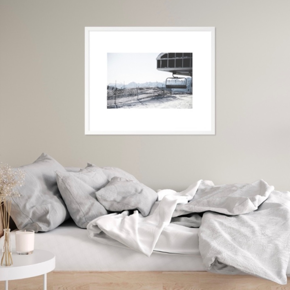 Ski Lift Photography Art Print